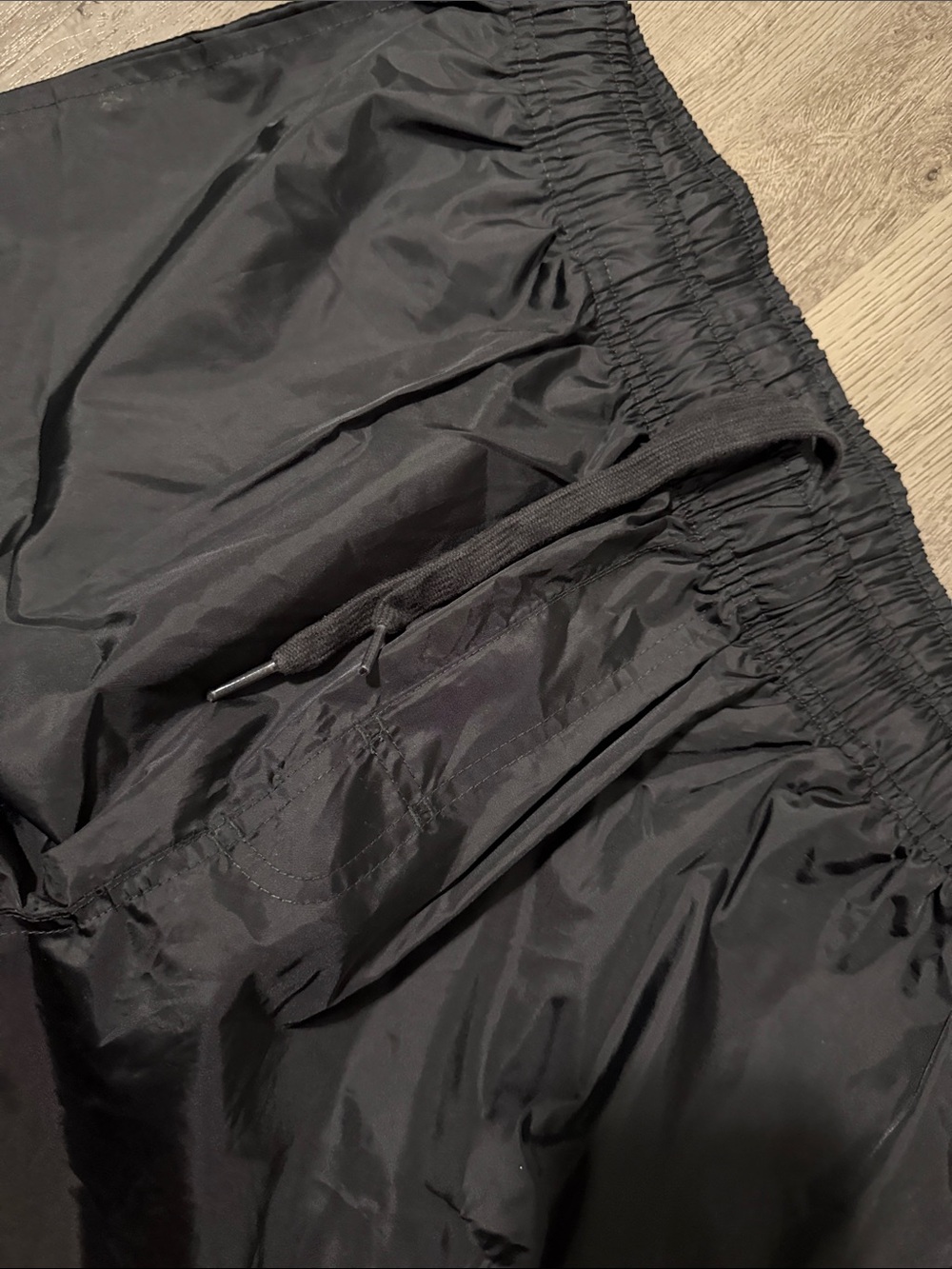 Men's Black Lightweight Rain Pants George size medium - Picture 3 of 4